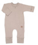 Rostoucí žebrovaný overálek, čepička a botičky Nature - toffi Baby Nellys