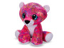 Plush Friends Star Sparkle leopard Rainbow plyšový barevný 70 cm sedící