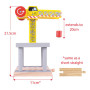 Velký jeřáb žlutý Bigjigs Rail