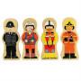 Dřevěné puzzle profese Bigjigs Toys