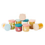 Skleněné misky s víčky ISY Bowls 6 x 250 ml + 3 x 120 ml Babymoov