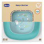 Set jídelní - miska a talíř 12 m+ Chicco
