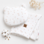 Mušelínová sada bílá Goose Teddy 30 x 35 cm, 70 x 100 cm 2D Husičky Baby Nellys