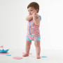 Baby neoprén-kombi - ZVÍŘÁTKA RŮŽOVÁ