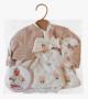 Obleček pro panenku miminko New Born velikosti 40-42 cm s doplňky Llorens