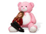 Medvěd plyšový 135 cm s mašlí 0 m+ Plush Friends