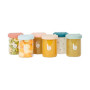 Skleněné misky s víčky ISY Bowls 6 x 250 ml Babymoov