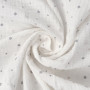Mušelínové prostěradlo Design s gumou 60 x 120 cm BabyMatex
