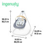 Houpačka pohupující hudební Chambray 0 m+, do 9 kg Ingenuity