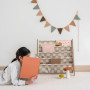 Stojan na knížky Recycled 3 Sprouts Checkerboard/Beige