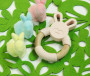 Bo Jungle kousátko B-Teether Animal wood pink