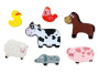 Dřevěné puzzle Veselá farma propojitelné 2Kids Toys