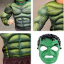 Dětský kostým Svalnatý Hulk s maskou Vel. 110-122/M