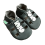 Kožené capáčky sandálky Barefoot Vel. L (12-18 měs.) Hopi Hop 
