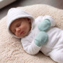 Rukavičky pro novorozence bavlněné úplet Ažur Vel. 1 Baby service