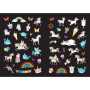 Svítící samolepky Jednorožci