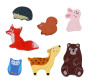 Dřevěné puzzle Lesní zvířátka propojitelné 2Kids Toys