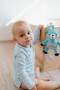 Natahovací hrací strojek plyš 30 cm závěs na postýlku/kočárek Babyted