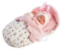 New Born holčička 73884 Llorens - realistická panenka miminko - 40 cm