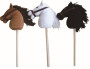 Koník na tyči hnědý hobby horse 68 cm