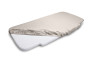 Mušelínové prostěradlo s gumou 58 x 110 x 8 cm béžové BabyMatex