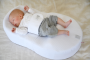 CocoonaBaby podložka + povlak White Red Castleb