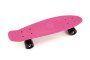 Skateboard - pennyboard 60cm, nosnost 90kg, kovové osy, růžová barva, černá kola