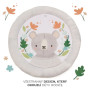 Deka hrací s hrazdičkou Cozyplay Light Grey Kinderkraft