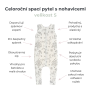 Celoroční spací pytel s nohavicemi Sleepee Meadow