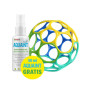 Hračka Oball™ Classic 10 cm 0 m+ & Aquaint 100% eko čisticí voda 50 ml