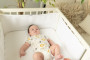 Mušelínový mantinel do postýlky Bump Air 180 x 30 cm Babymatex