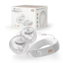 Odsávačka mateřského mléka s funkcí ohřevu krku Double Hands-free Gentleneste Kinderkraft