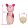 Dřevěné kuželky farma Bigjigs Toys