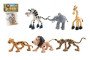 Zvířátka veselá safari ZOO 9-10cm 6 ks
