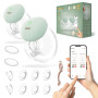 Odsávačka mléka Ovio Twin Duo bezdrátová hands-free mušlová 3-fázová s aplikací Neno
