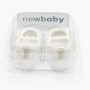 Kojenecké krajkové baletky capáčky New Baby béžová