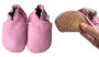 Kožené capáčky Barefoot s Anti-Slip podrážkou Vel. 24-36 měs. Hopi Go
