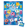 Puzzle v kufříku Jednorožec na koncertě 24 ks Janod