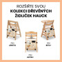 Aktivity centrum Play board na dřevěné židličky Alpha+/Beta+/Arketa Hauck