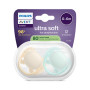 Šidítko Ultrasoft Premium neutral 0-6 m 2 ks Philips Avent