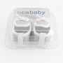 Kojenecké mokasíny/capáčky New Baby šedá