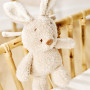 Hračka plyšová hudební Teddy zajíček Nattou 24 cm, 0 m+