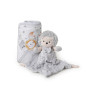 Set froté osuška 100 x 100 cm Interbaby Sloník + přítulka