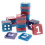 Magnetická stavebnice microMAGS Learn Numbers 56 dílů Magna-Tiles