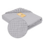 Mušelínové prostěradlo s gumou 60 x 120 cm BabyMatex