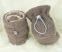 Capáčky Teddy fleece double Brown hnědá Esito