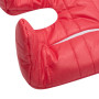 Zimní kojenecká kombinéza s kapucí a oušky New Baby Pumi red raspberry
