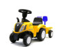 Dětské odrážedlo traktor s vlečkou a nářadím Baby Mix New Holland
