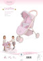 Sportovní kočárek pro panenky tříkolový Sophie 55 cm DeCuevas