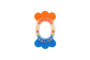 Chrastítko/Kousátko ovál plast/silikon 11 cm, 0 m+
